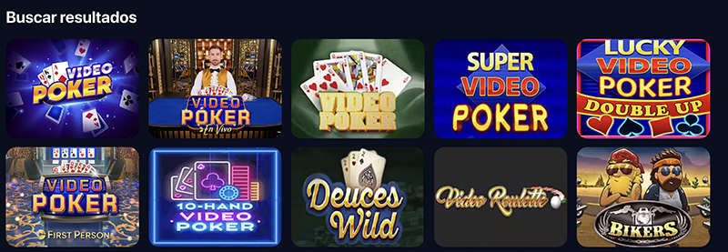 1win video poker