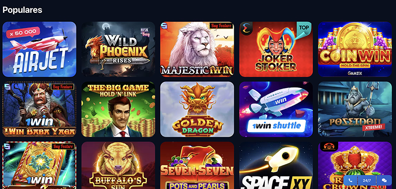 Catálogo juegos 1win Catálogo juegos 1win