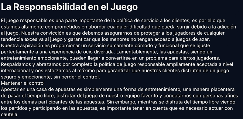 juego responsable 1win